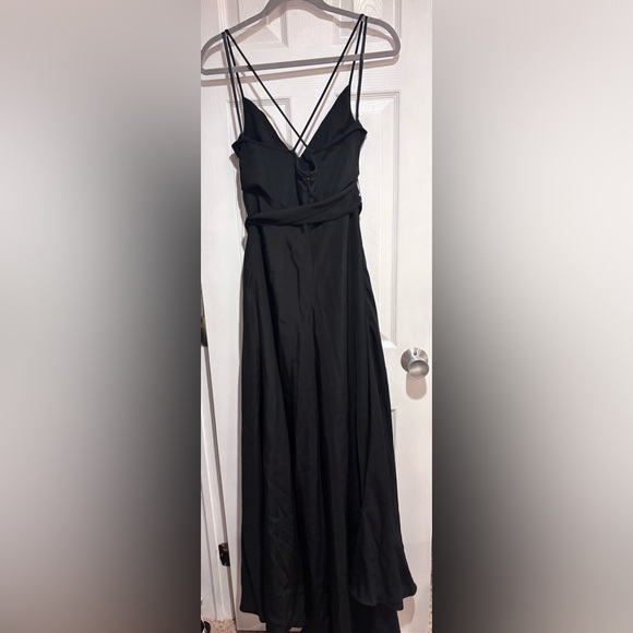 J. Crew Goddess Gown Black Silk size 8 - Picture 2 of 6